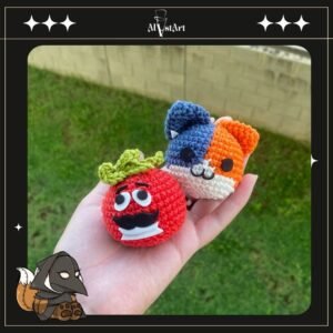 Amigurumi Chaveiro - Fortnite