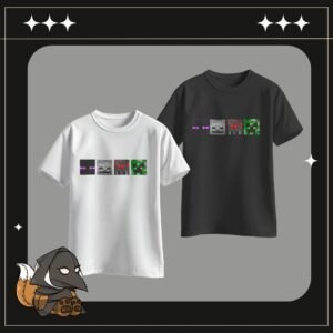 Camiseta Minecraft - Mobs