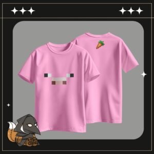 Camiseta Minecraft - Pig