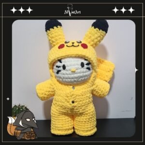 Amigurumi Hello Kitty - Pikachu