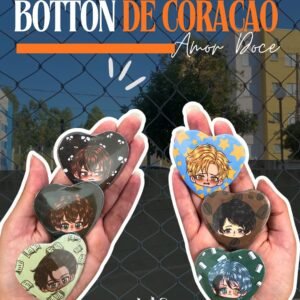 Bottons Amor doce - Coração